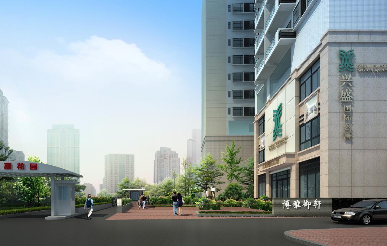 Xcellent International Serviced Apartment Guangzhou Exterior foto
